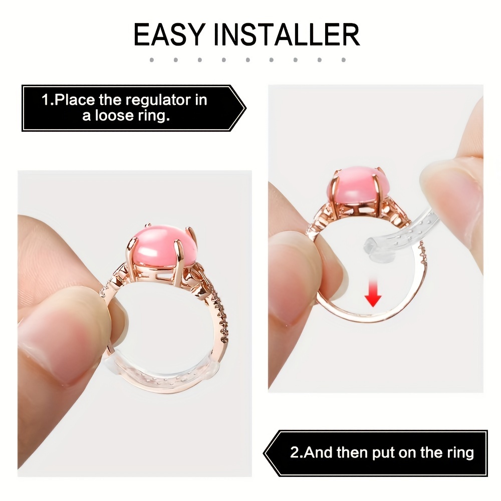 Adjustable Ring Size Adjuster Set — 12pcs for Comfort